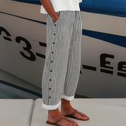 Women’s Linen Trousers | Lightweight Relaxed Fit Summer Trousers for Casual & Smart Wear